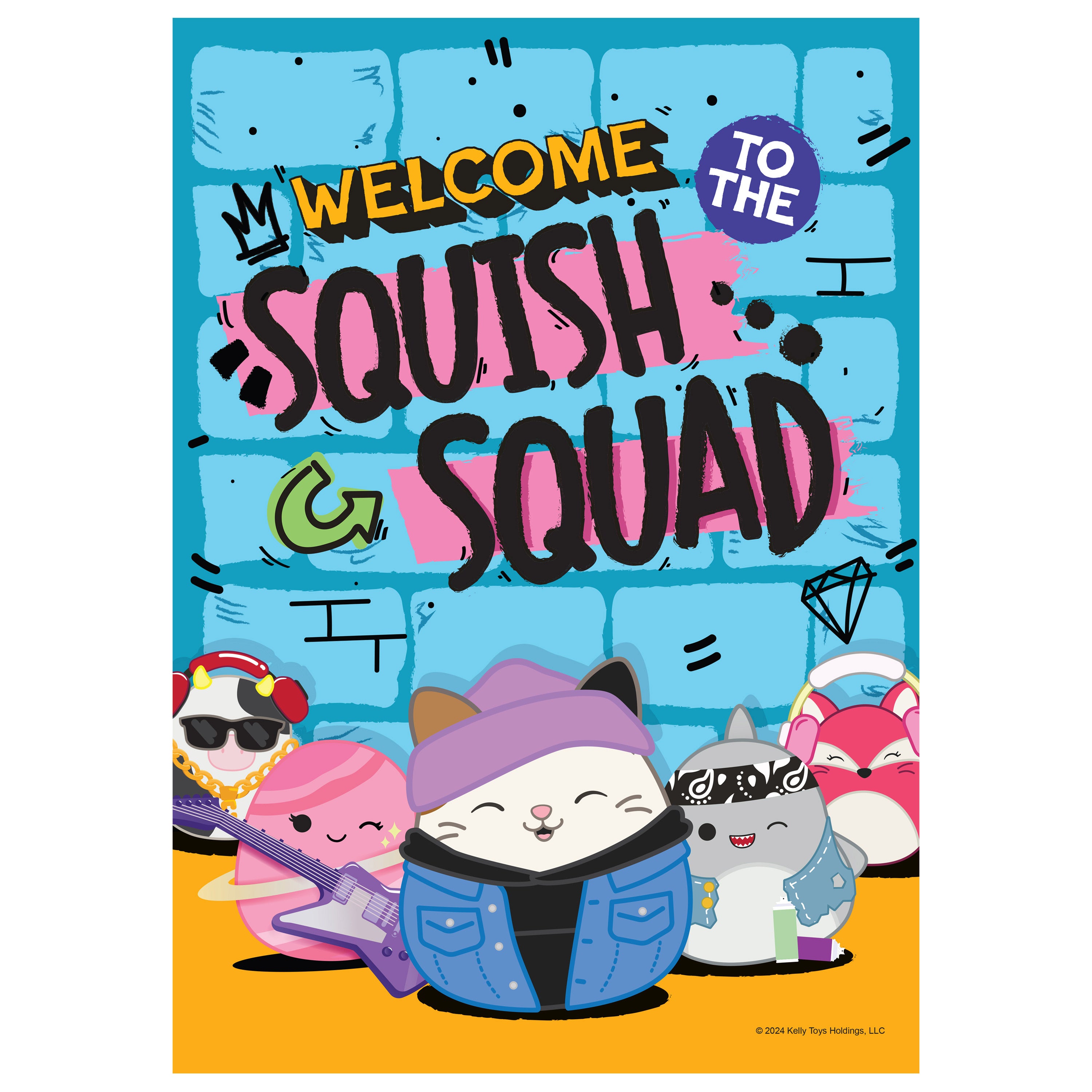 Squishmallows Creative Colouring Kit