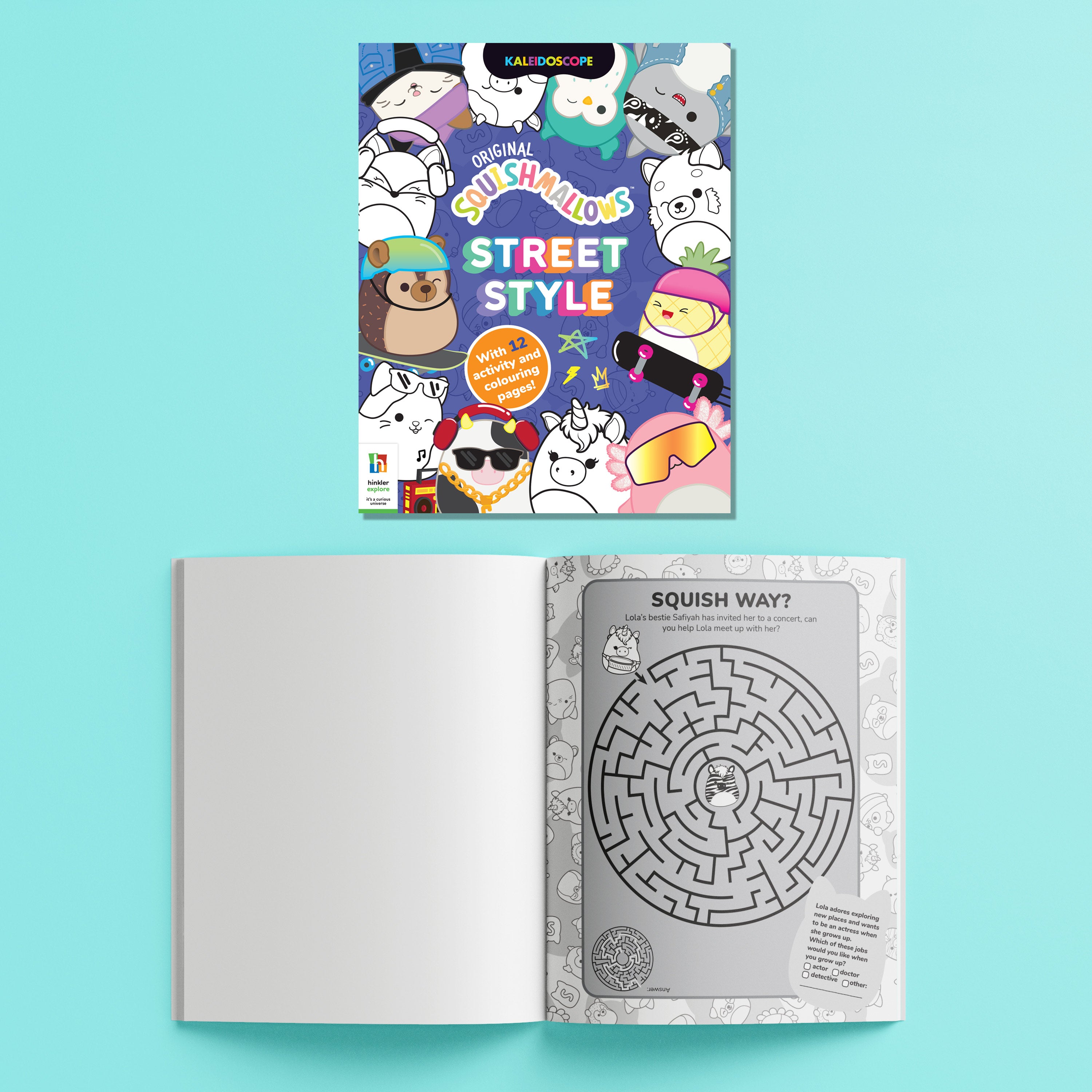 Squishmallows Creative Colouring Kit