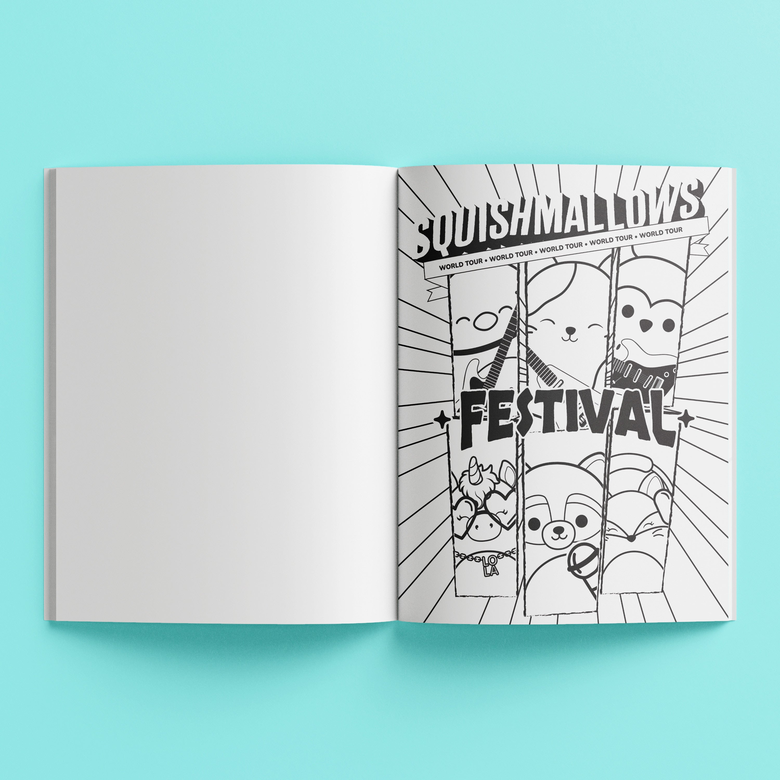 Squishmallows Creative Colouring Kit