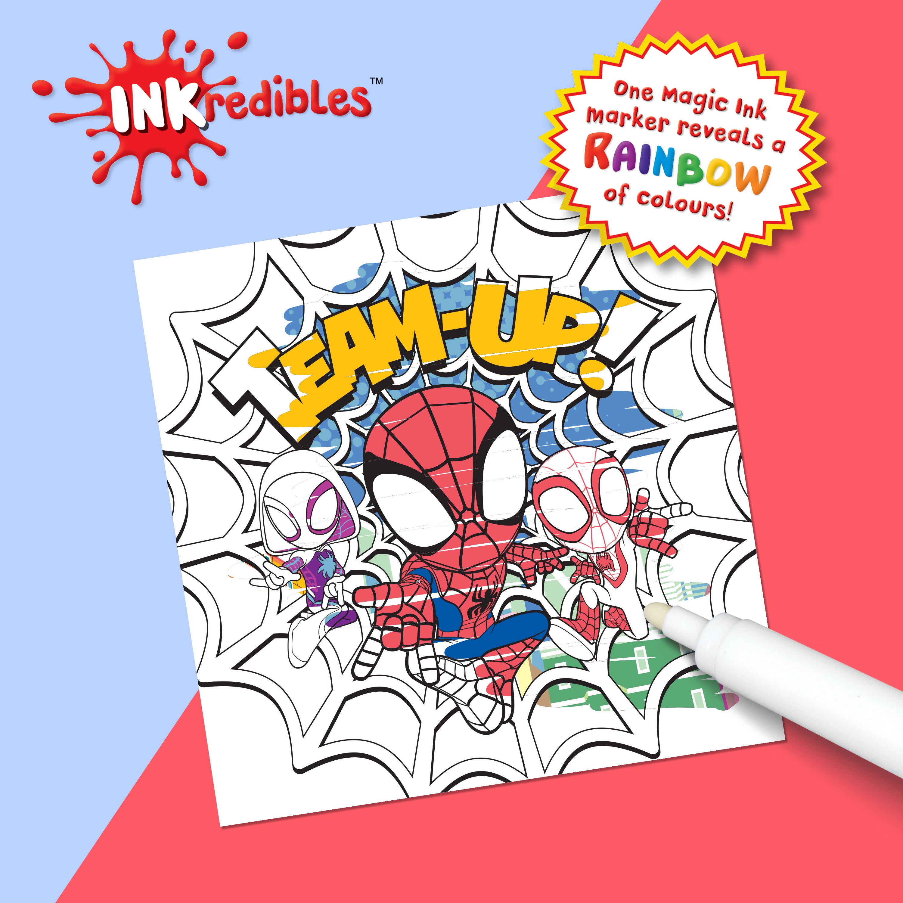 Inkredibles Spidey & His Amazing Friends Magic Ink Pictures