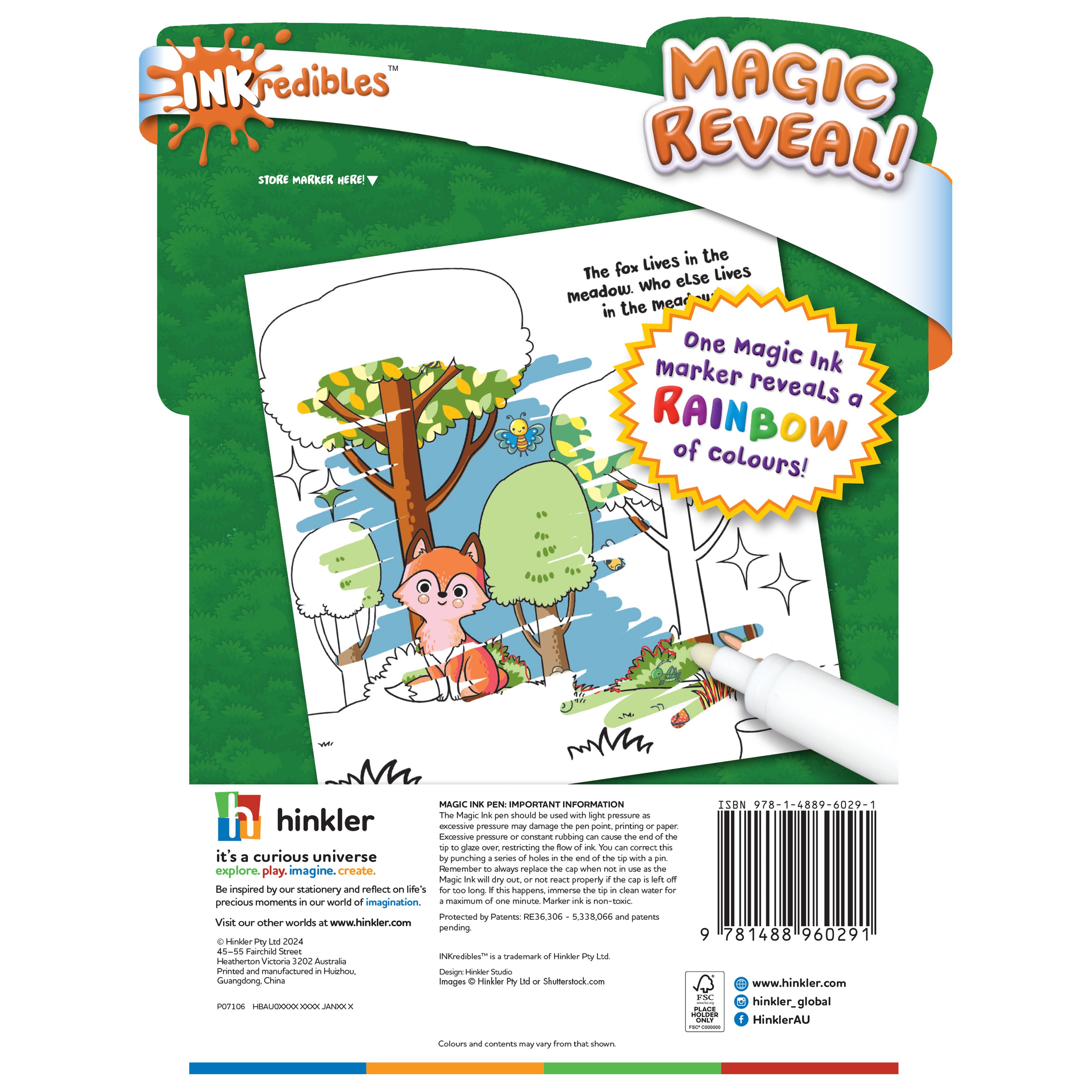 Inkredibles Baby Animals Magic Ink Pictures