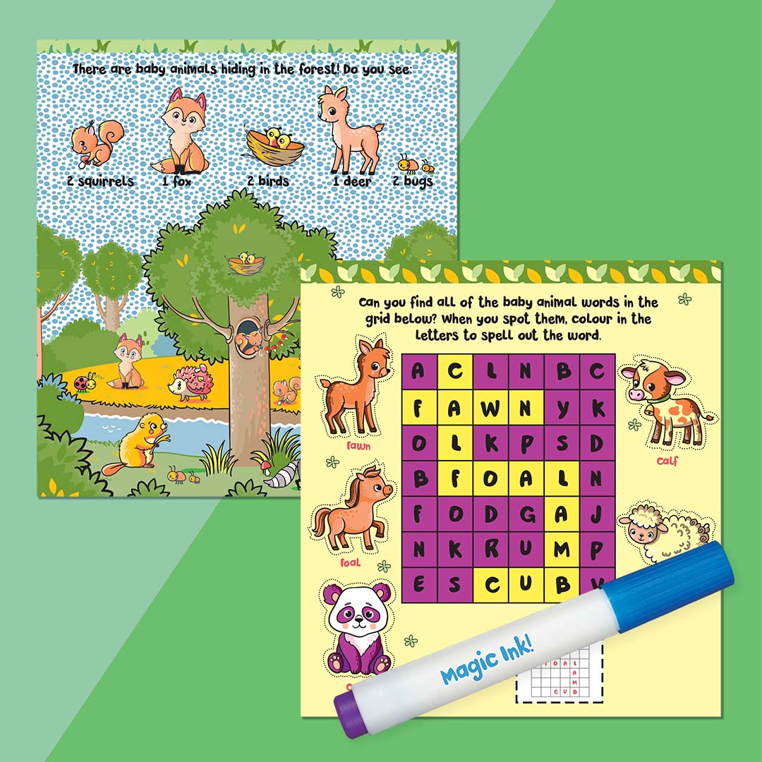 Inkredibles Baby Animals Magic Ink Pictures