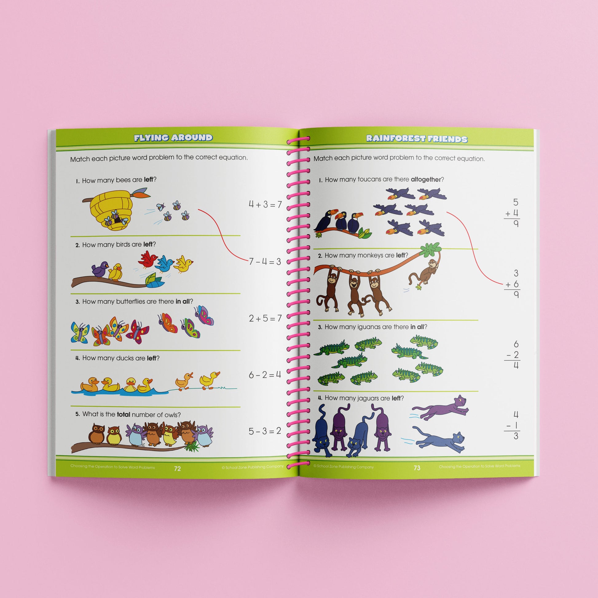 School Zone Big Spiro Workbook Maths