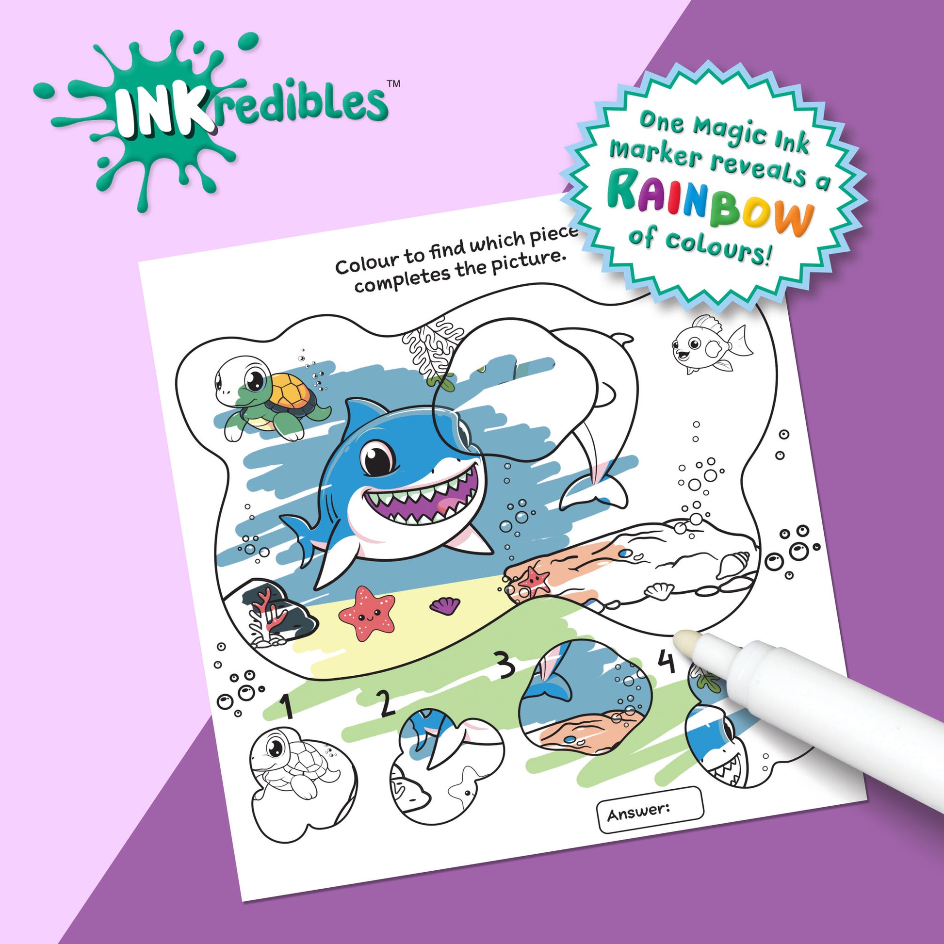 Inkredibles Magic Ink Ocean Adventure - Toyworld NZ