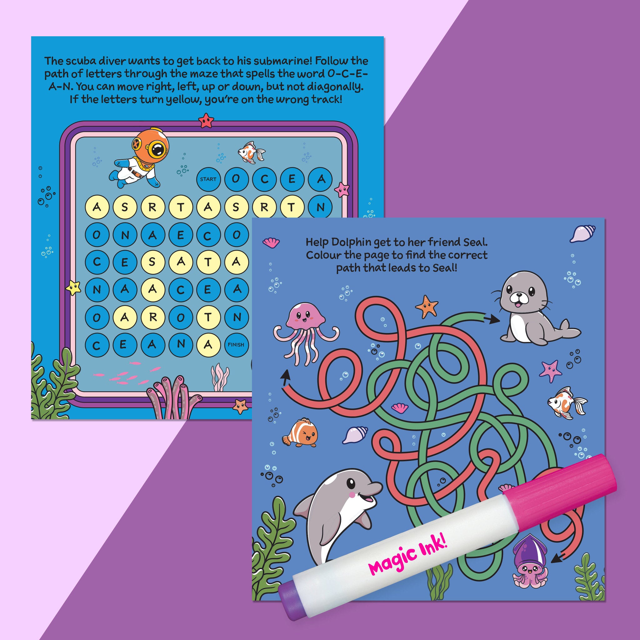 Inkredibles Magic Ink Ocean Adventure - Toyworld NZ
