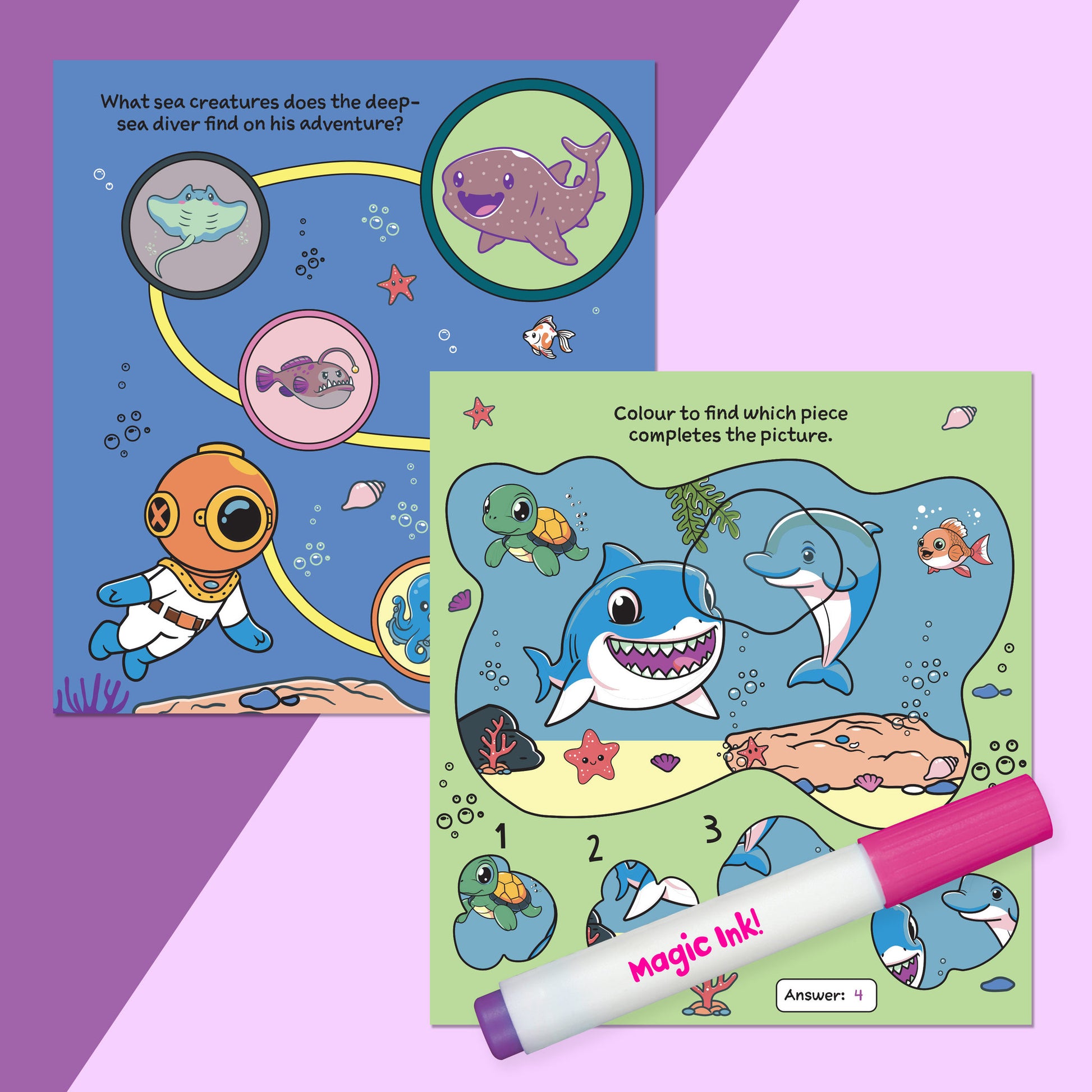 Inkredibles Magic Ink Ocean Adventure - Toyworld NZ