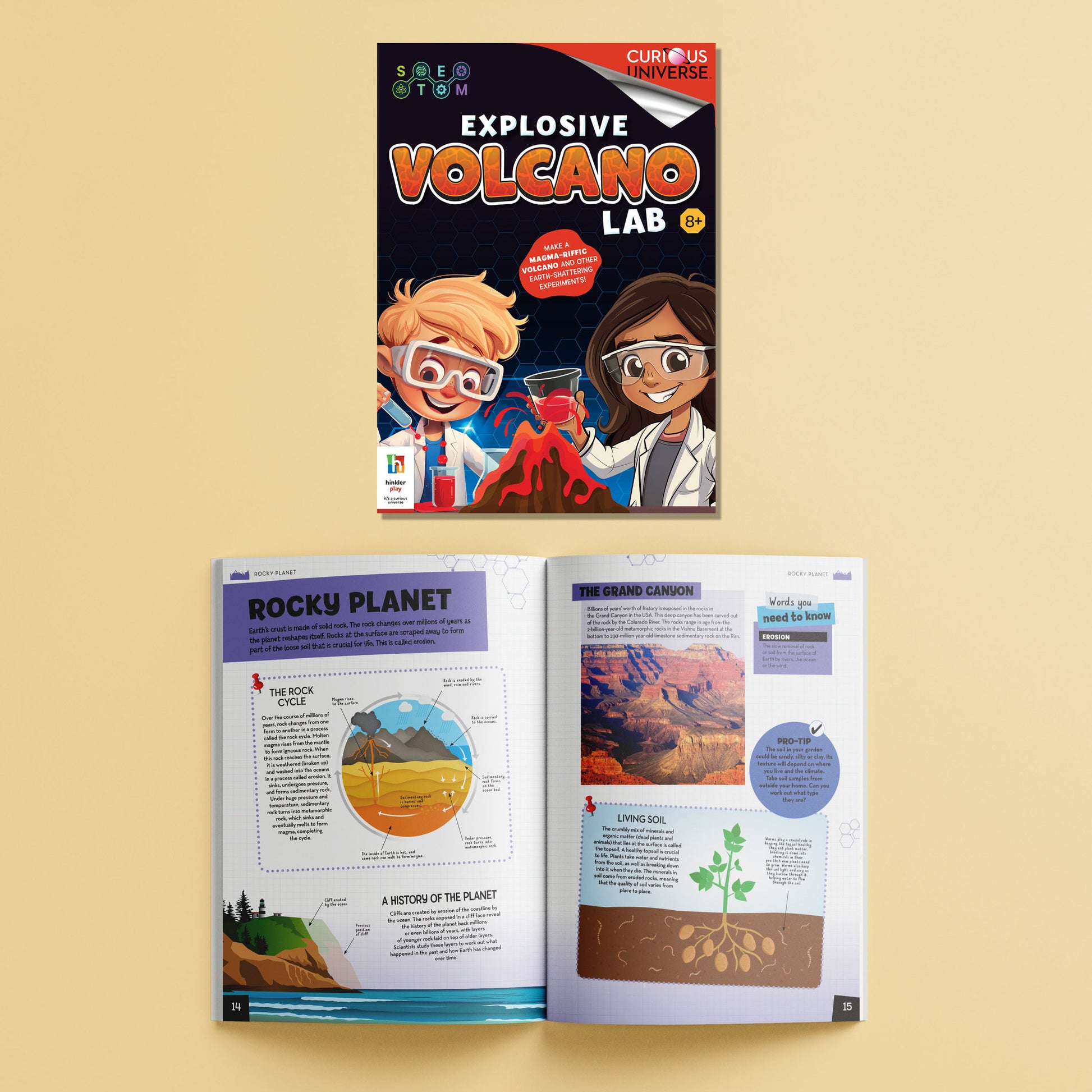Curious Universe Explosive Volcano Lab