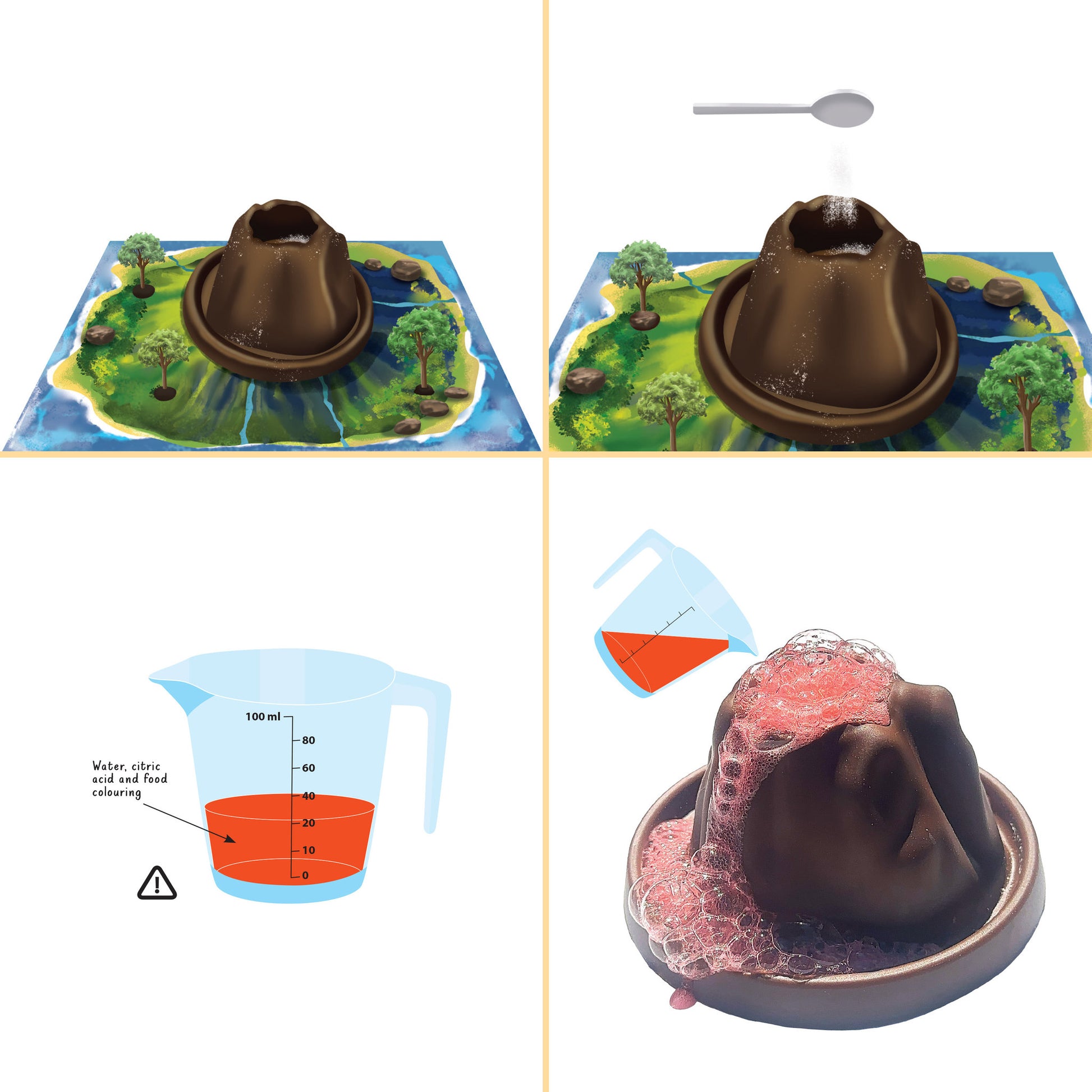 Curious Universe Explosive Volcano Lab