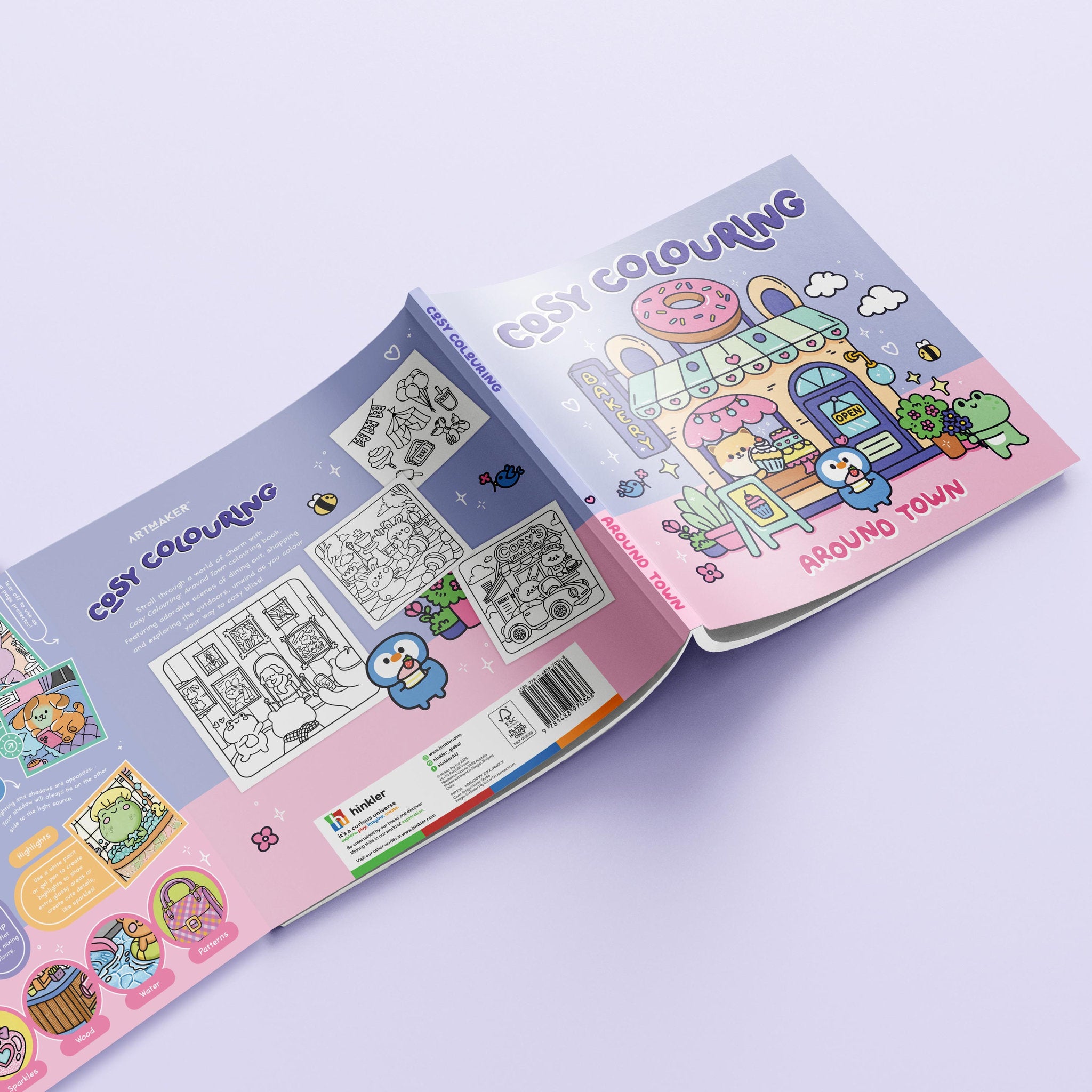 Art Maker Cosy Colouring Around Town