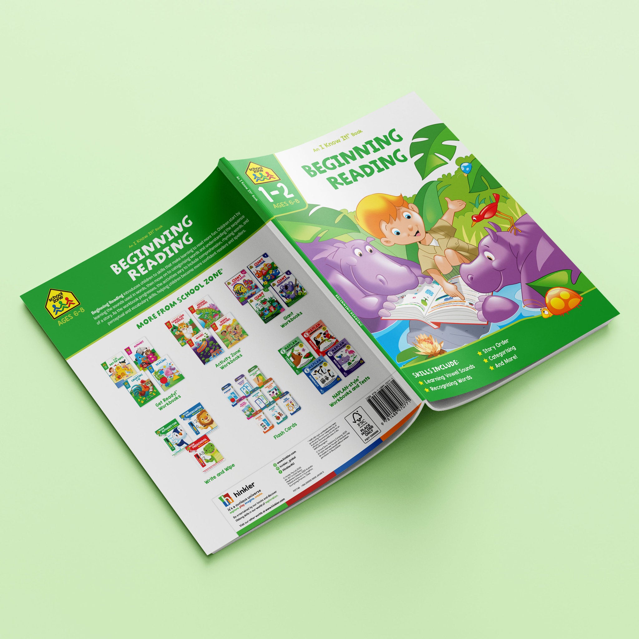 School Zone An I Know It! Book: Beginning Reading - Toyworld NZ