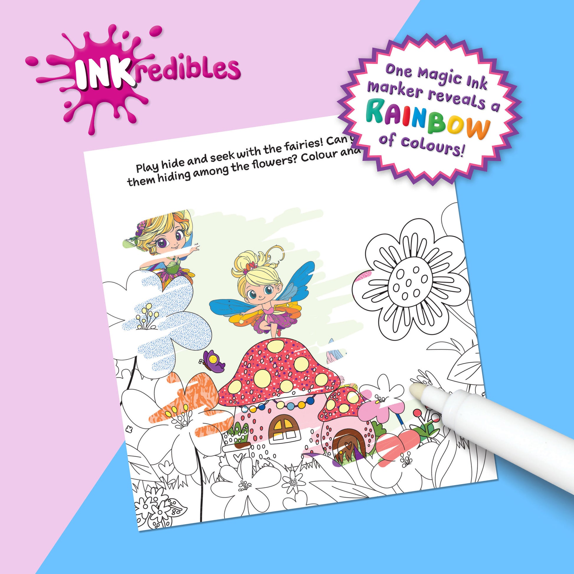 Inkredibles Fairy Garden Magic Ink - Toyworld NZ