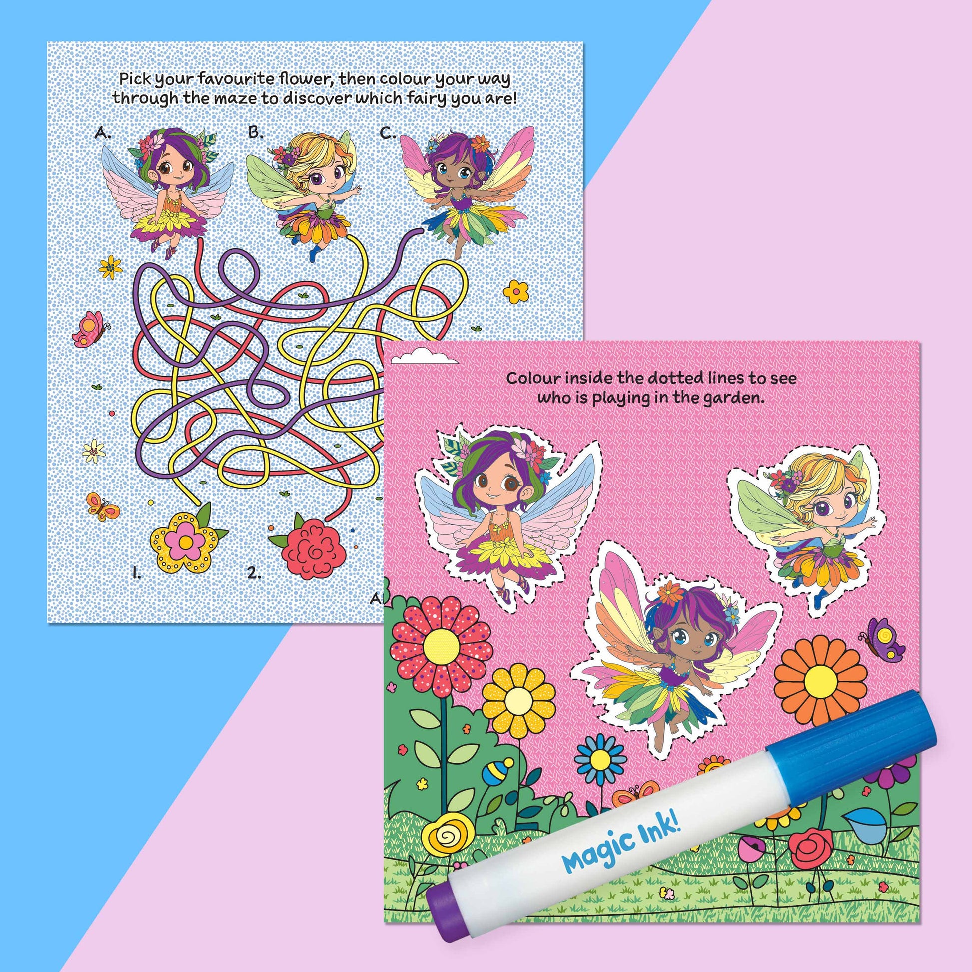 Inkredibles Fairy Garden Magic Ink - Toyworld NZ