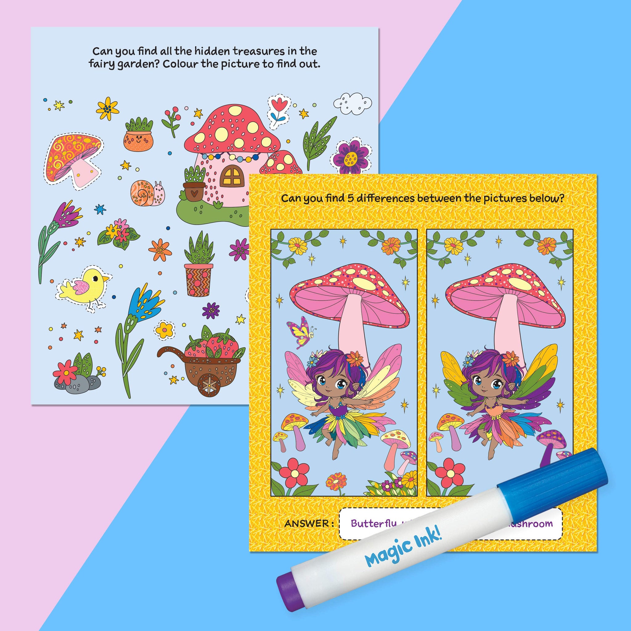 Inkredibles Fairy Garden Magic Ink - Toyworld NZ