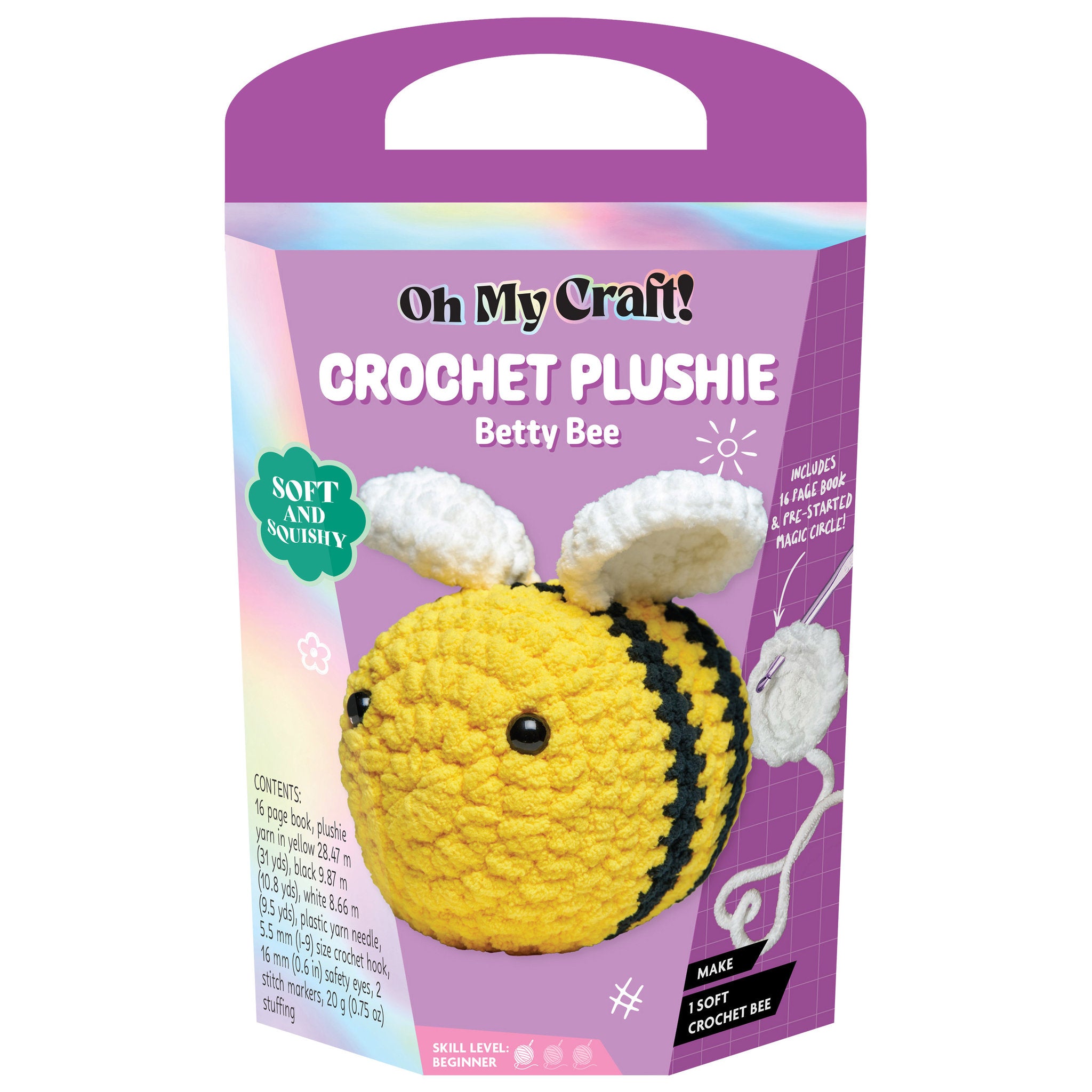 Oh My Craft Crochet Plushie Betty Bee