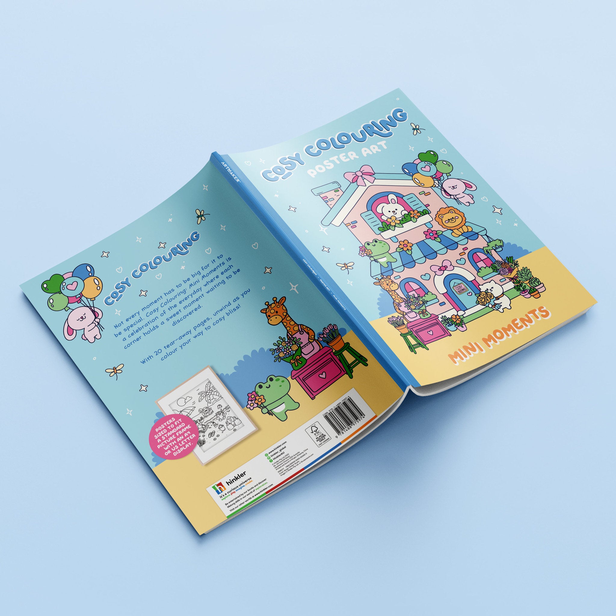 Cosy Colouring Poster Art: Mini Moments