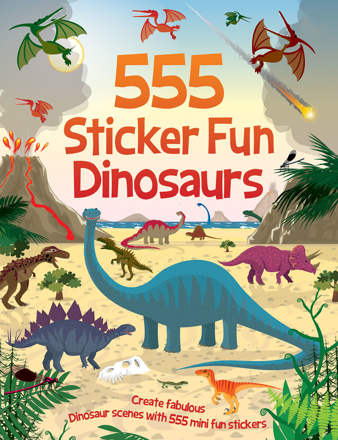 555 Sticker Fun Dinosaurs Activity Book