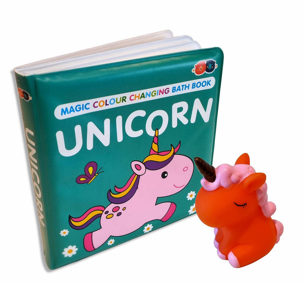 Buddy and Barney Bath Time Book & Toy - Unicorn - 2