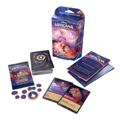 Disney Lorcana TCG S5 Shimmering Skies Starter Deck – Amethyst & Ruby