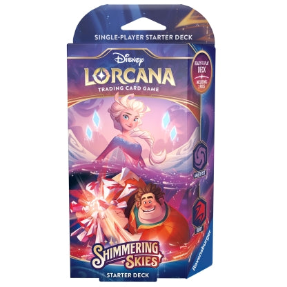 Disney Lorcana TCG S5 Shimmering Skies Starter Deck – Amethyst & Ruby