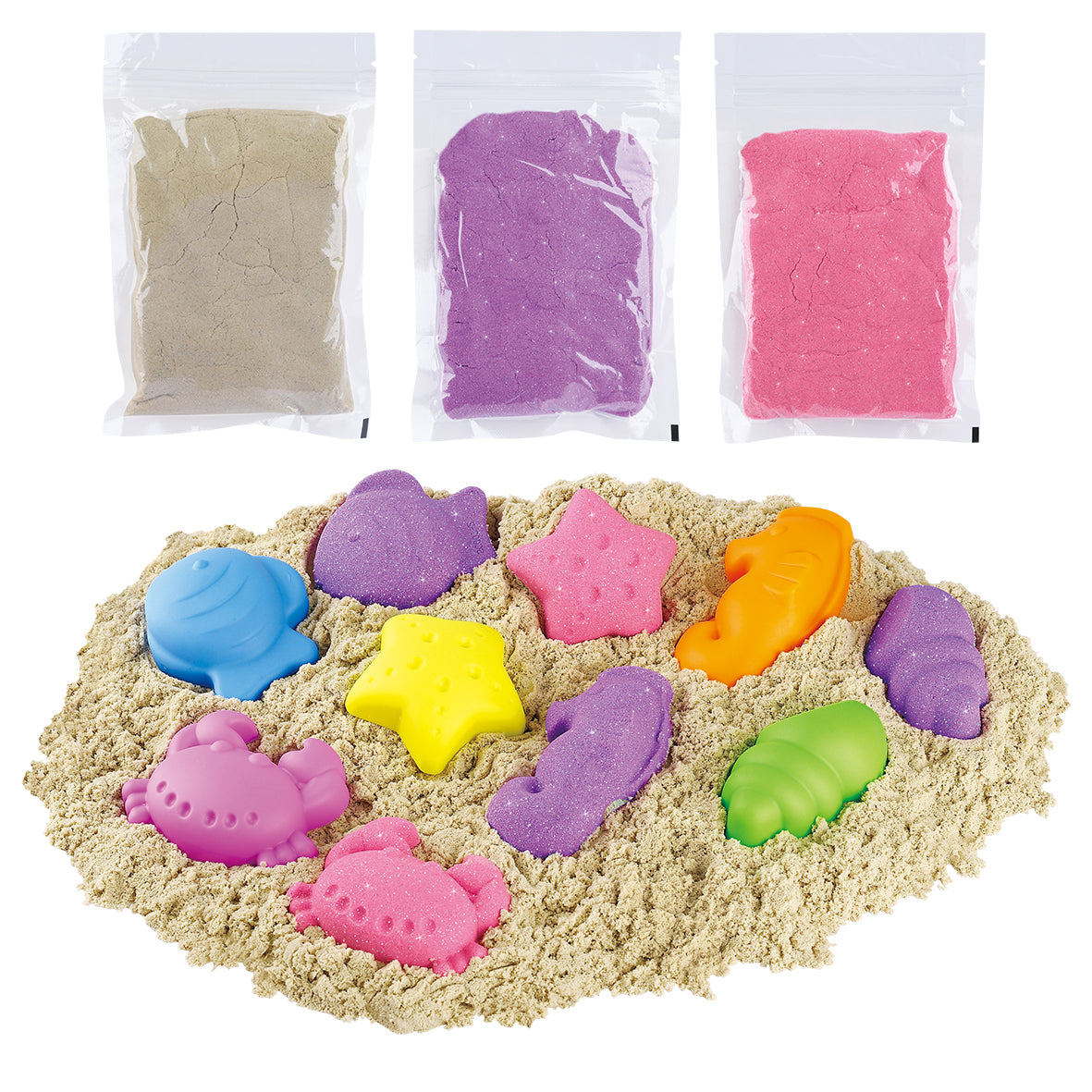 Playgo Toys Sand-Tastic Sea Creatures Set