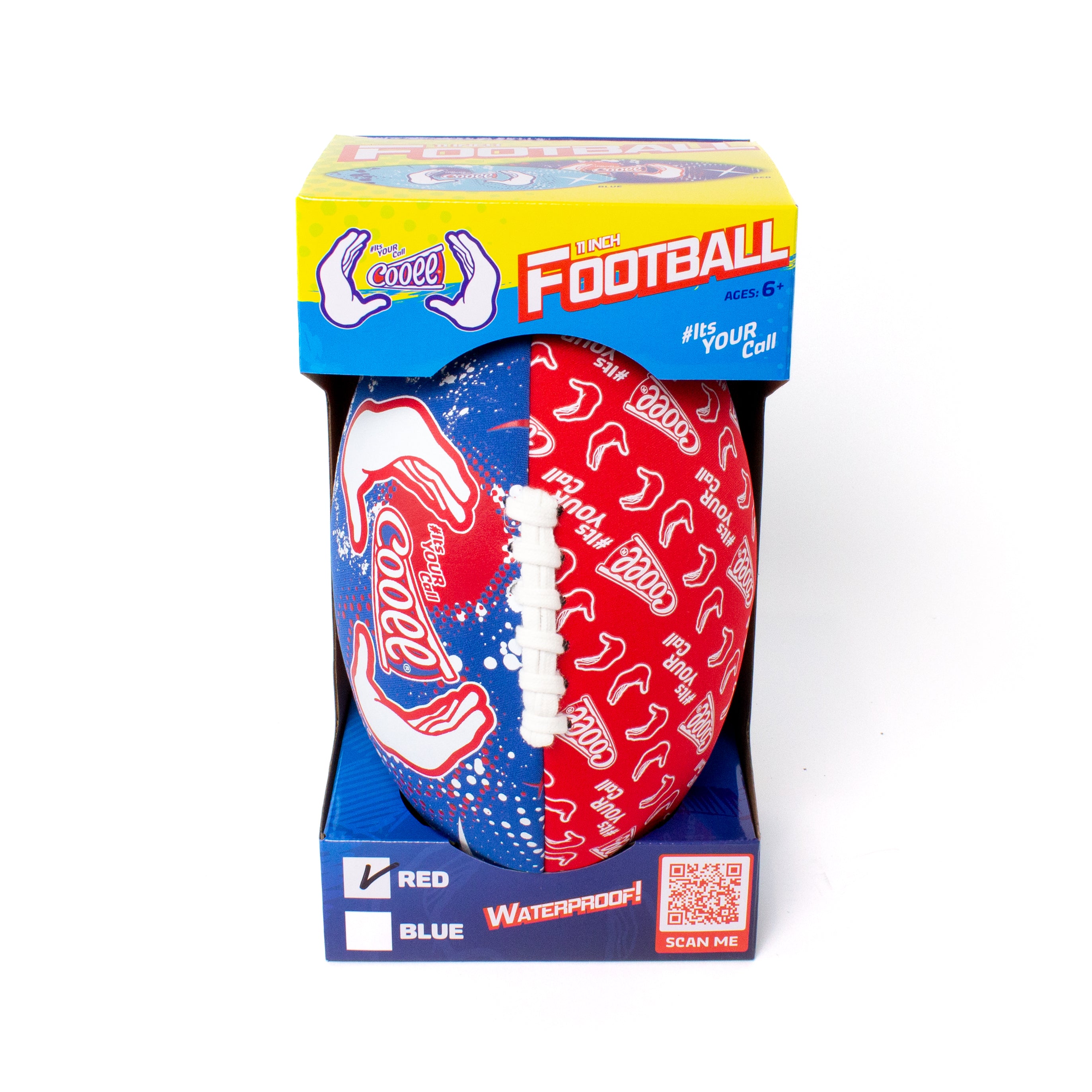 Cooee Neoprene Football 11 Inch - Red