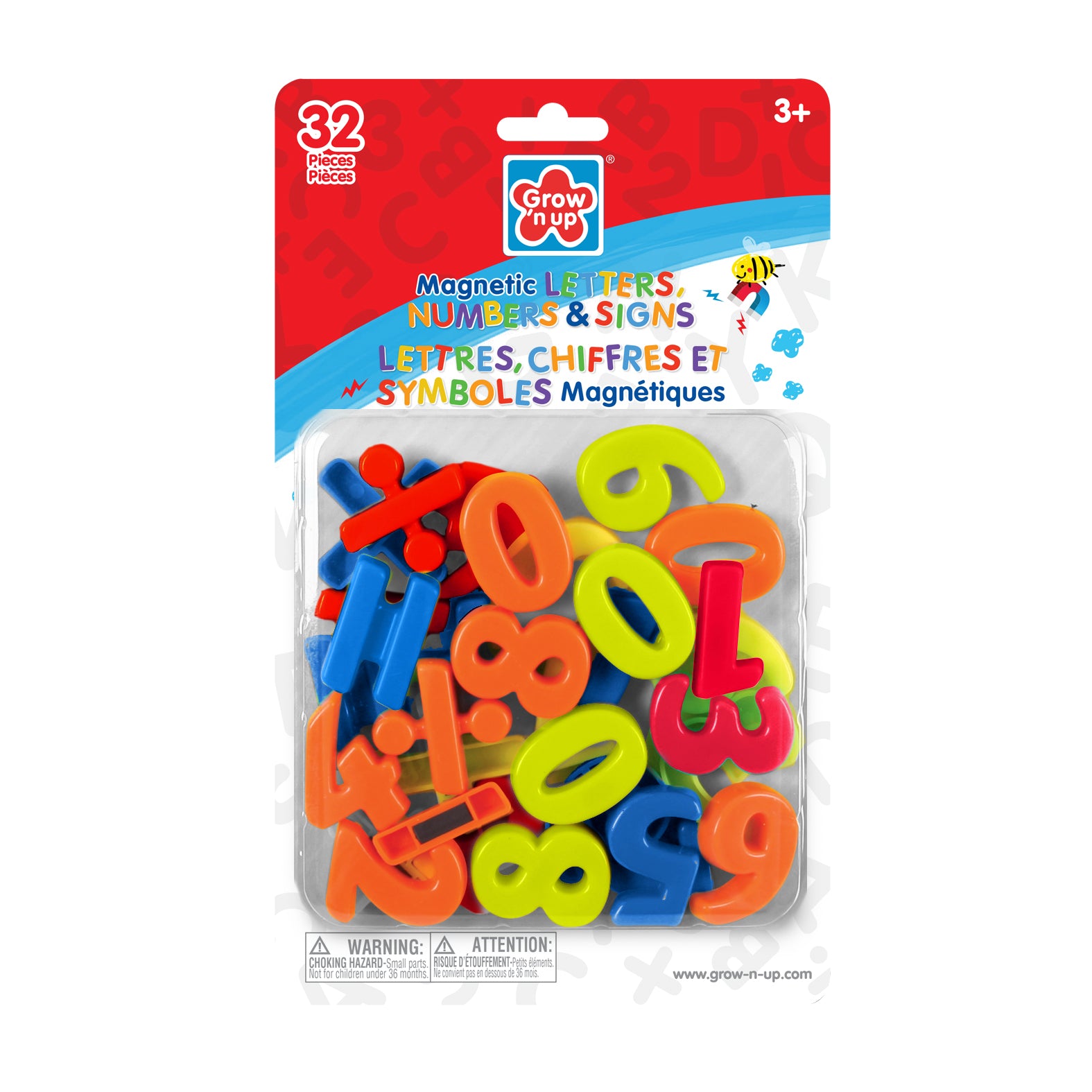 Grow'n Up Magnetic Numbers 32 Piece