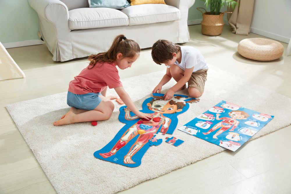 Hape 60 Piece Human Body Puzzle