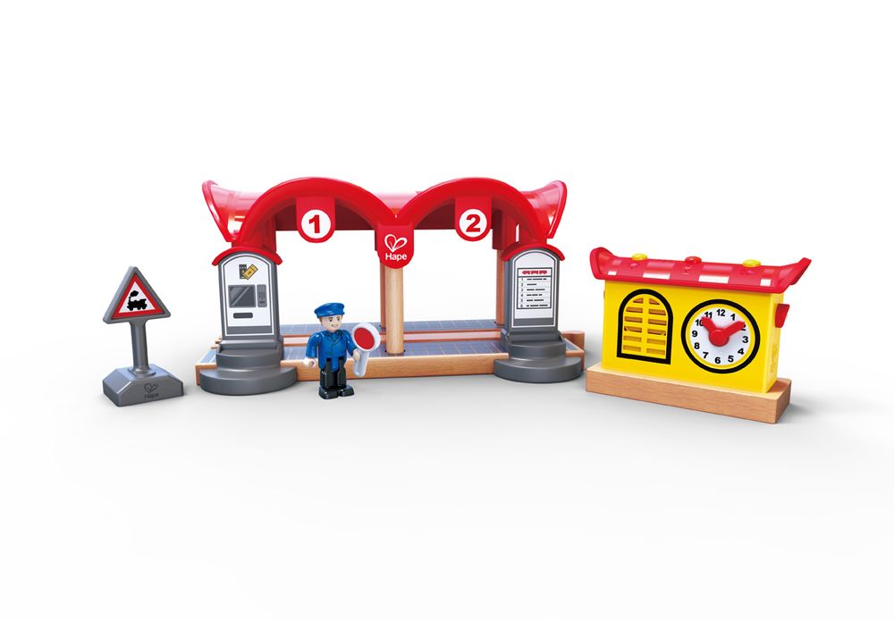 Hape Railway Record Listen & Light Railway Station