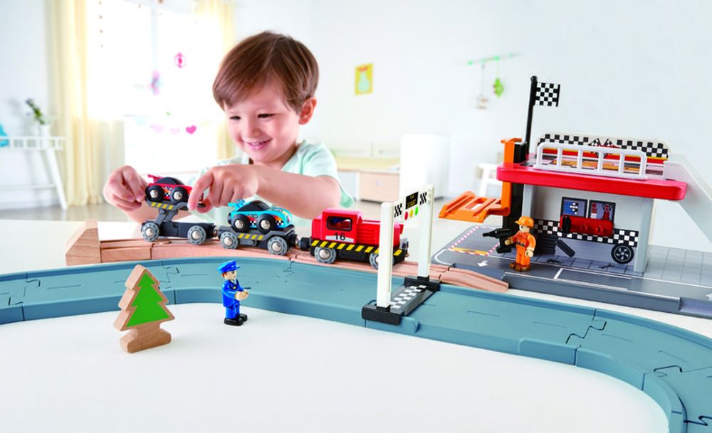 Hape Race Car Transporter