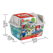 Hape City Train Bucket Set 48 Pieces