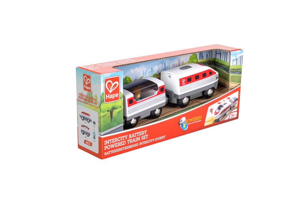 Hape Inter-city Battery Powered Train – Toyworld NZ