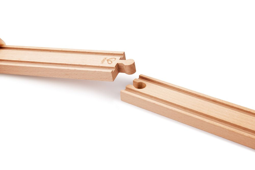 Hape Railway Long Straight Track 4 Pack