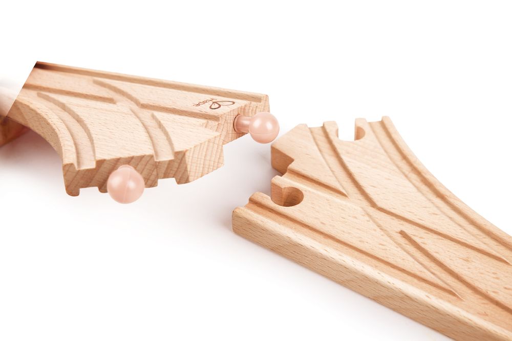 Hape Railway Switch Tracks 2 Pack - Toyworld NZ