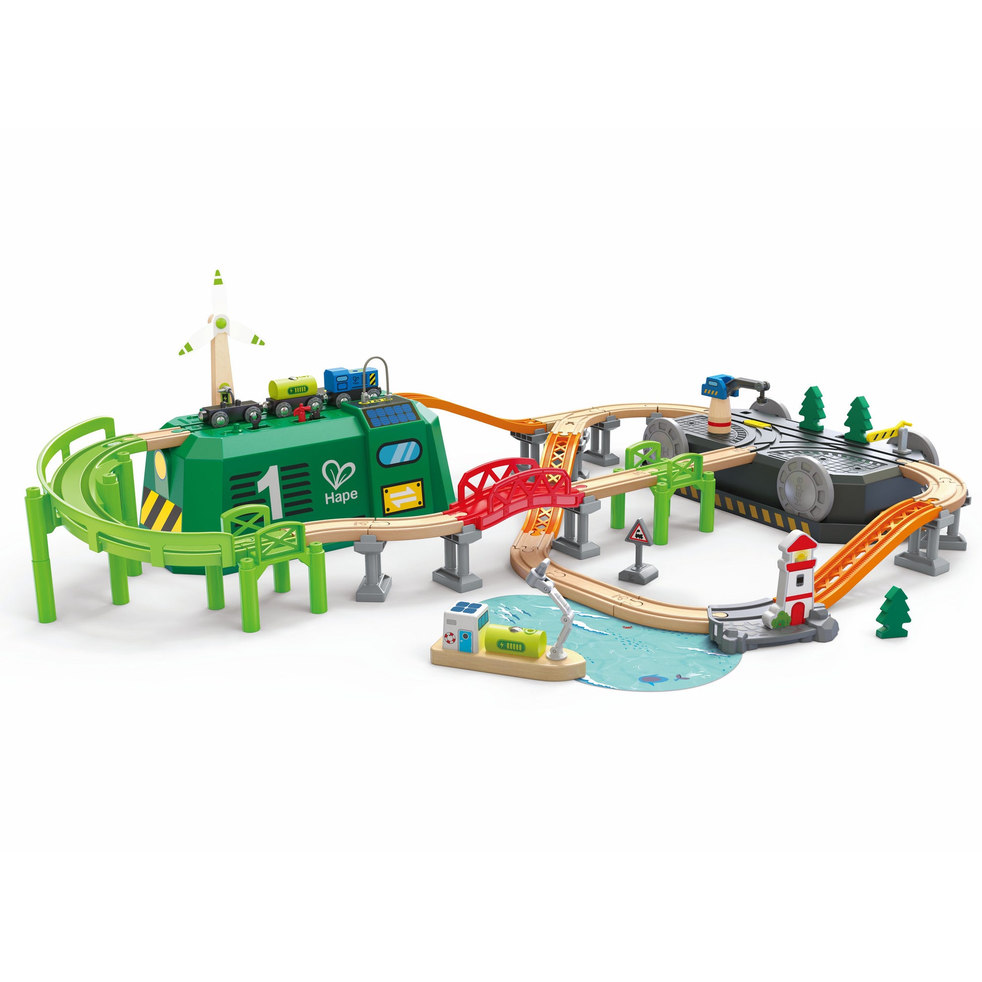 Hape Train Bucket Set - Toyworld NZ