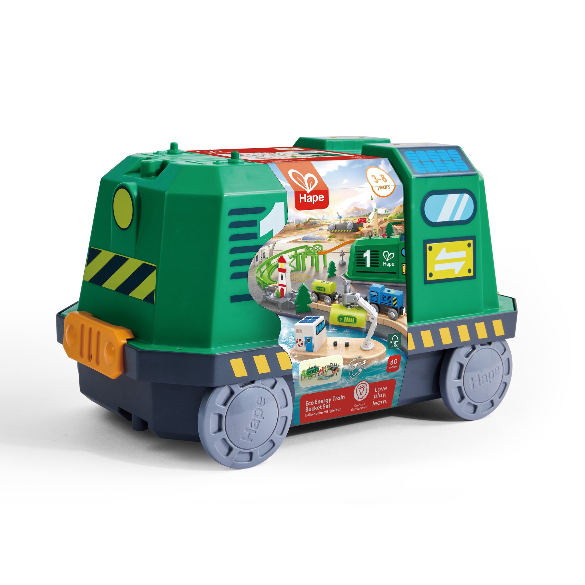 Hape Train Bucket Set - Toyworld NZ