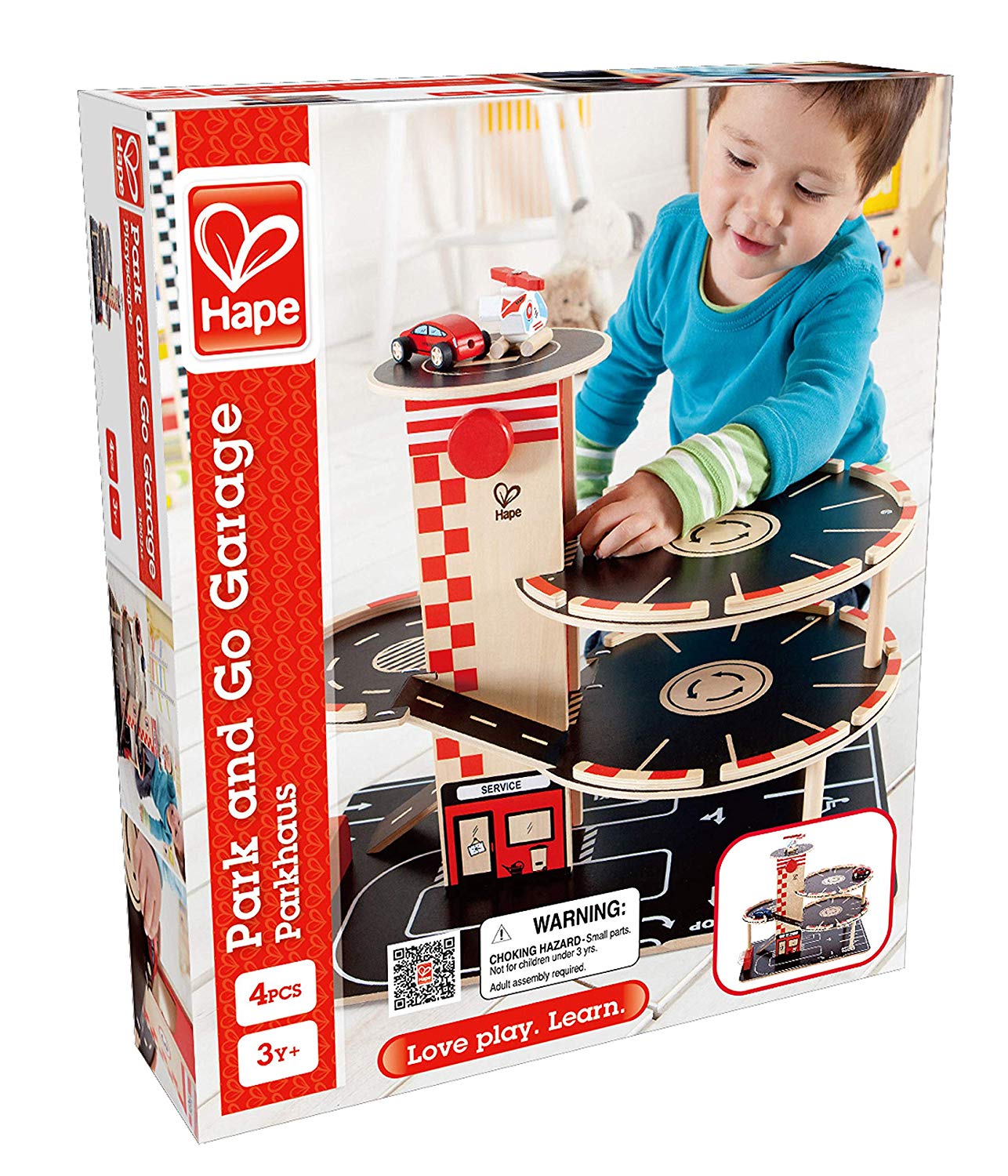Hape Park And Go Garage - Toyworld NZ