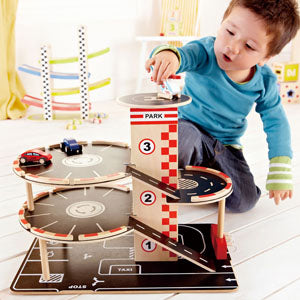 Hape Park And Go Garage - Toyworld NZ