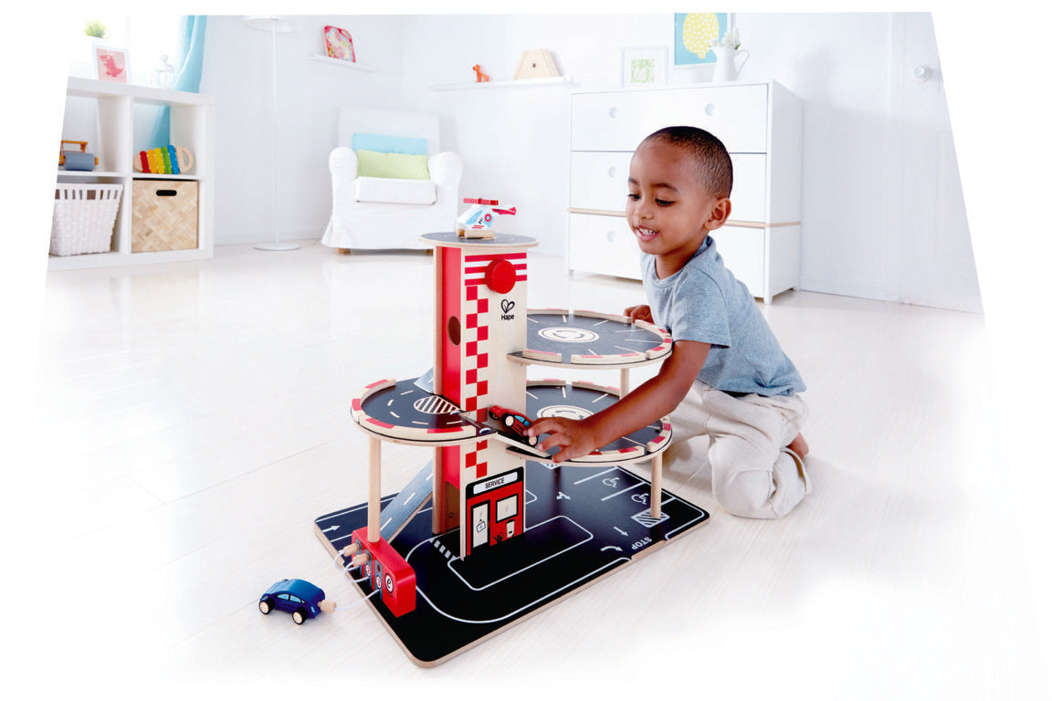 Hape Park And Go Garage - Toyworld NZ
