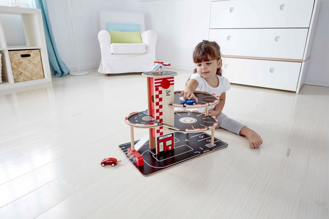 Hape Park And Go Garage - Toyworld NZ