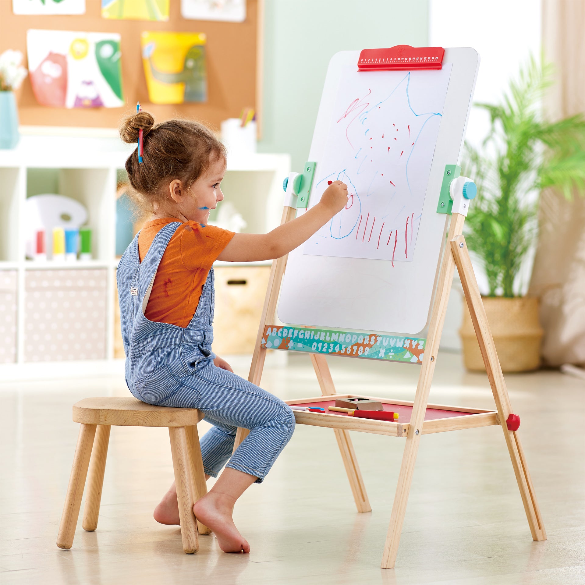 Hape Arts & Crafts Flip Flat Easel