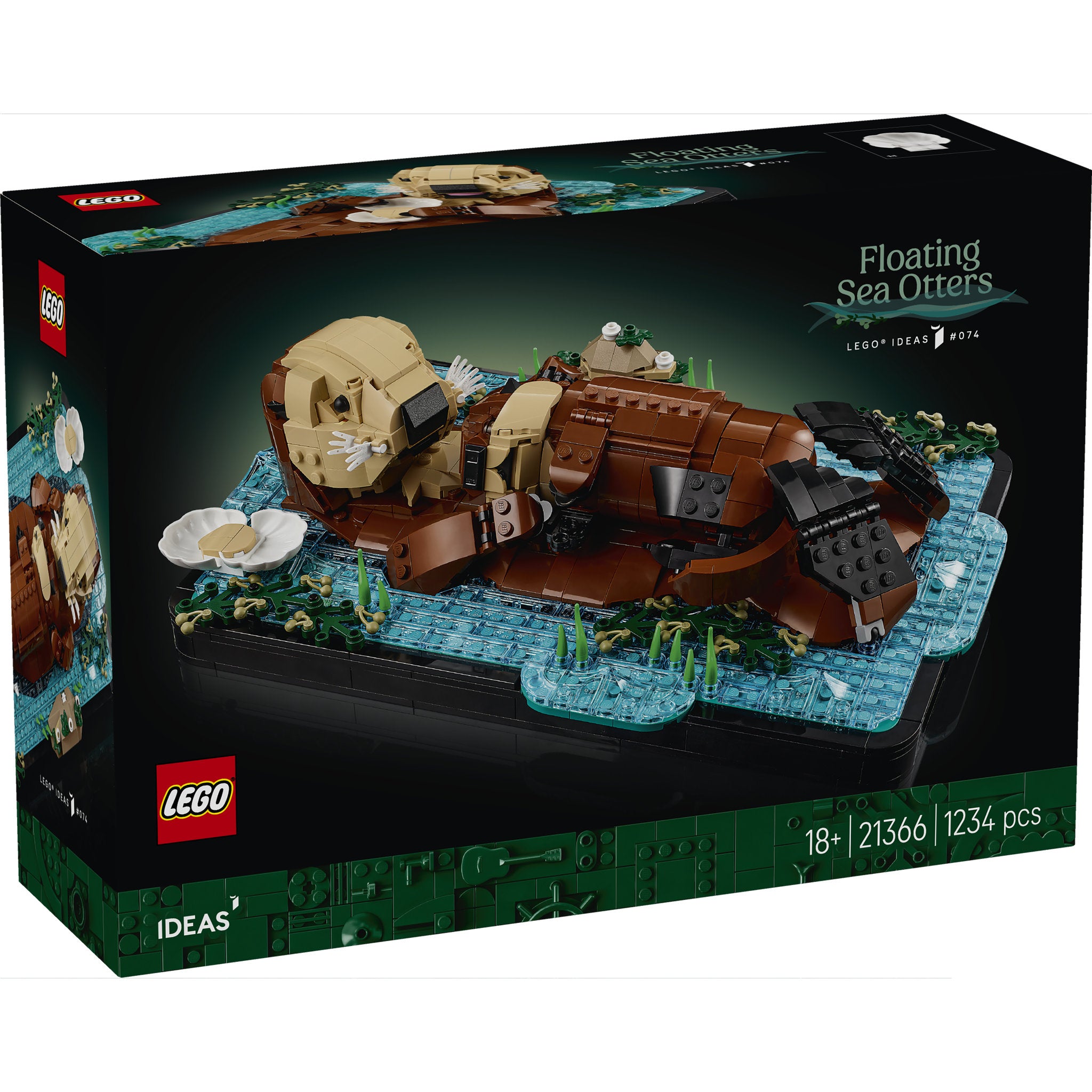 LEGO 21366 Ideas Floating Sea Otters - Toyworld NZ