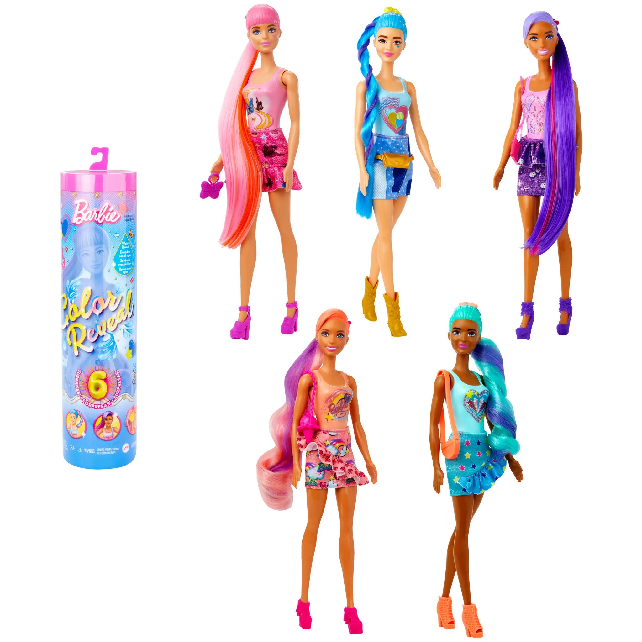 Barbie Colour Reveal Doll Totally Denim Series
