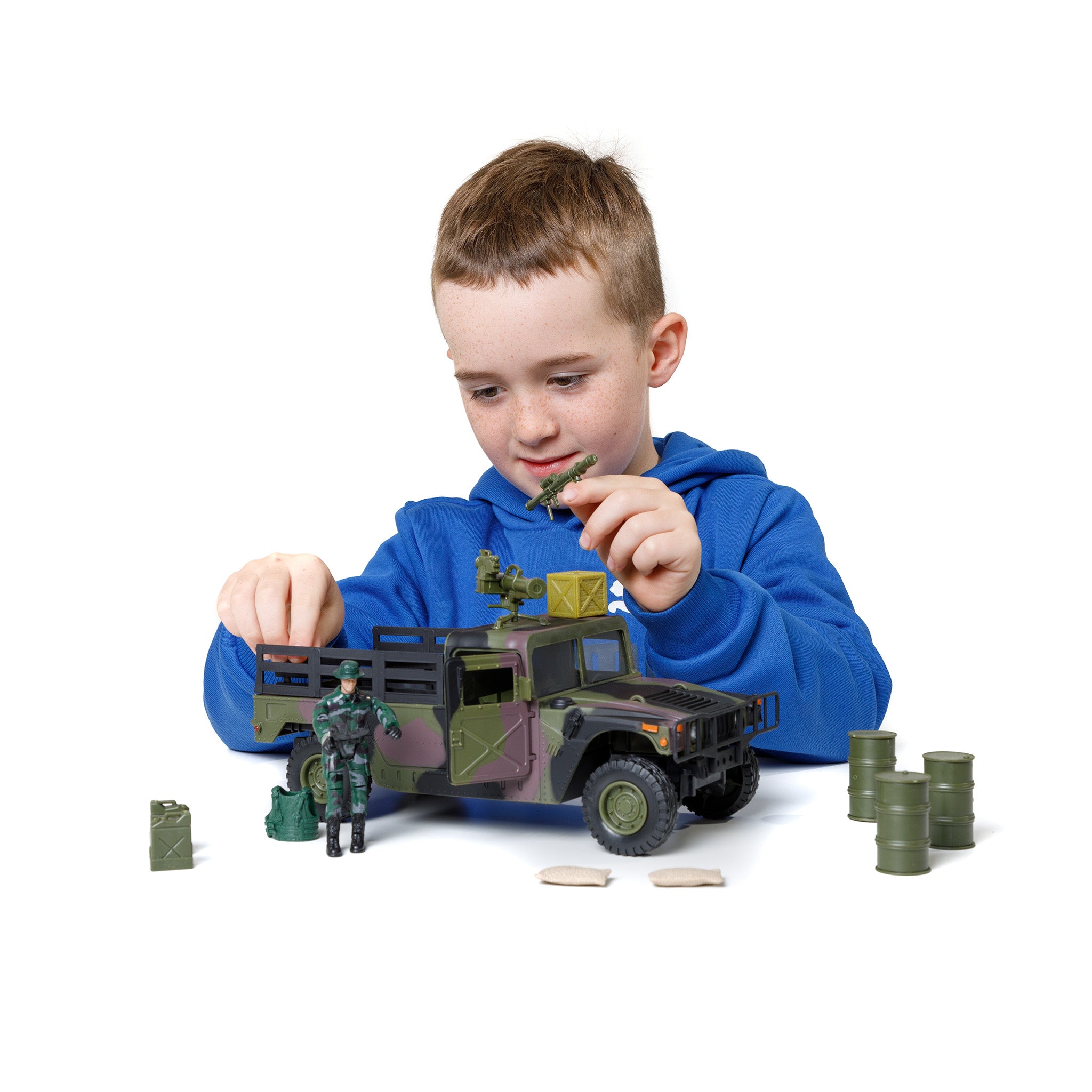 World Peacekeepers 1:18 Humvee Cargo Truck – Toyworld NZ