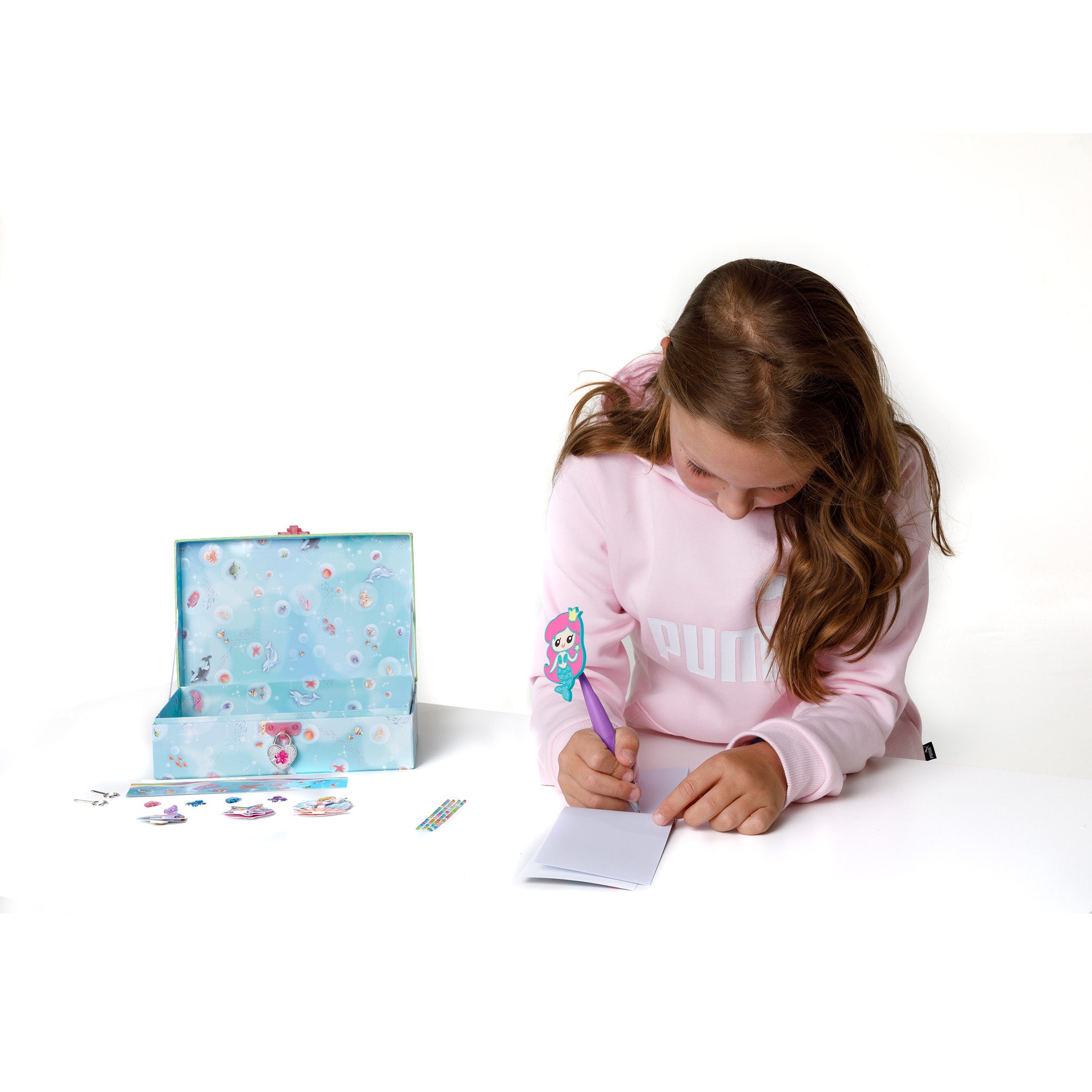 Mermaid Trinket Box With Lock