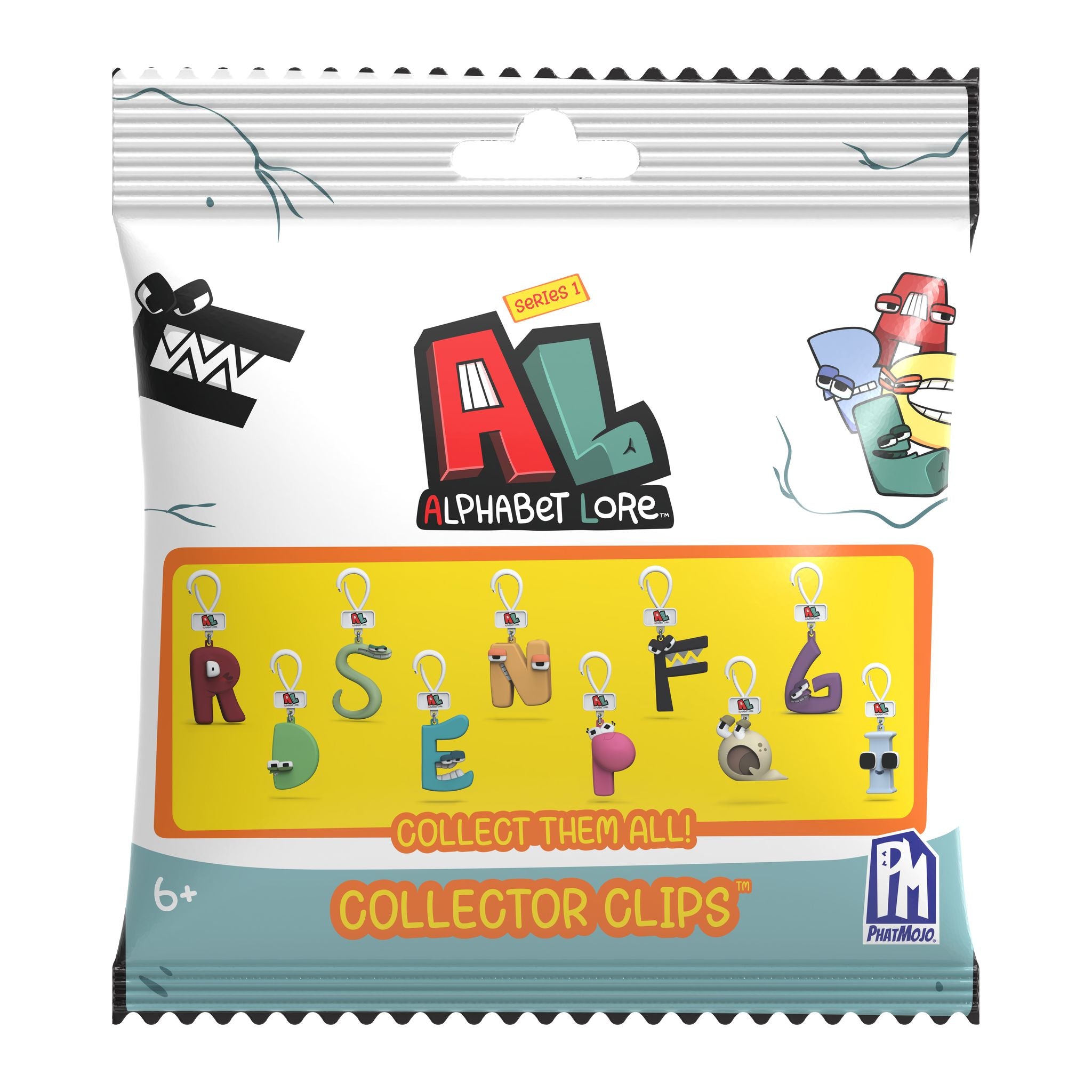 Alphabet Lore Series 1 Collector Clips Blind Bag