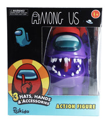 Among Us Action Figure 1 Pack Series 1 Crewmate Purple In Attack Mode