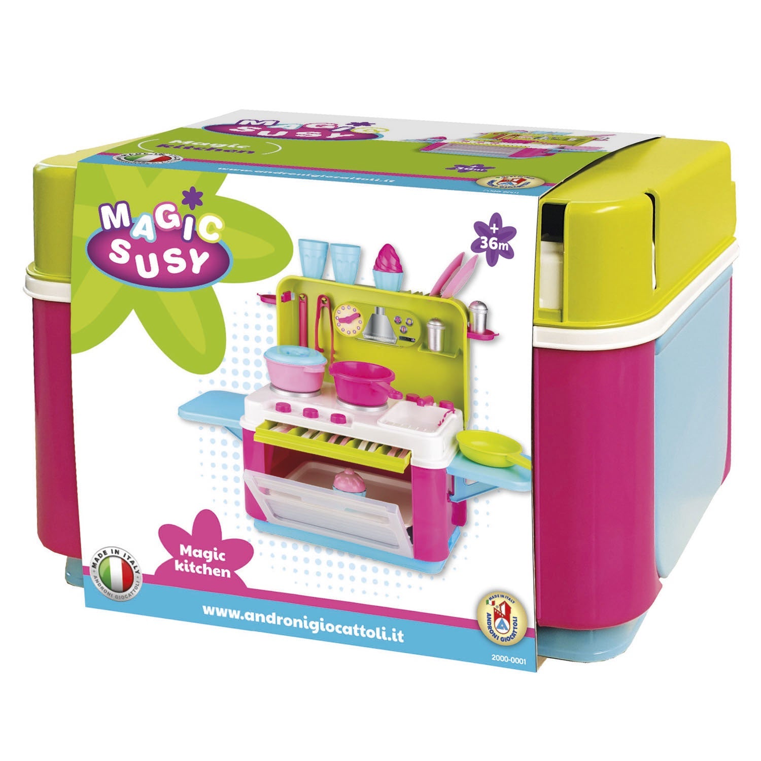 Androni Magic Susy Magic Kitchen With 28 Accessories