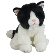 Antics Soft Touch Cat Black & White Sitting 20cm