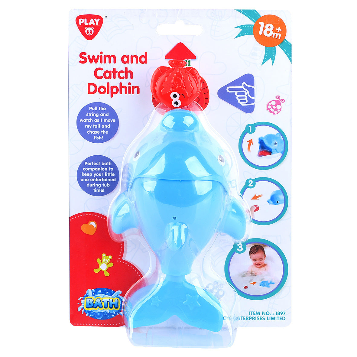 Playgo Toys Swim And Catch Dolphin - Toyworld NZ