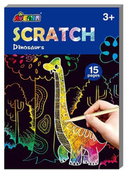 Avenir Scratch Book Dinosaurs Small